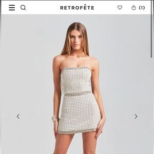 Retrofete Heather Pearl Dress - size M. Only wore once! It’s stunning.